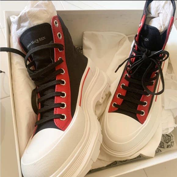 ‼️SOLD‼️ Alexander McQueen, Tread Slick high-top sneakers size 42 - Picture 7 of 12